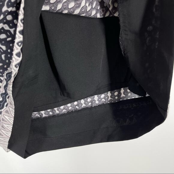 Arrow Mini Dress Gray Geometric Print Size Small Pockets - Picture 4 of 10